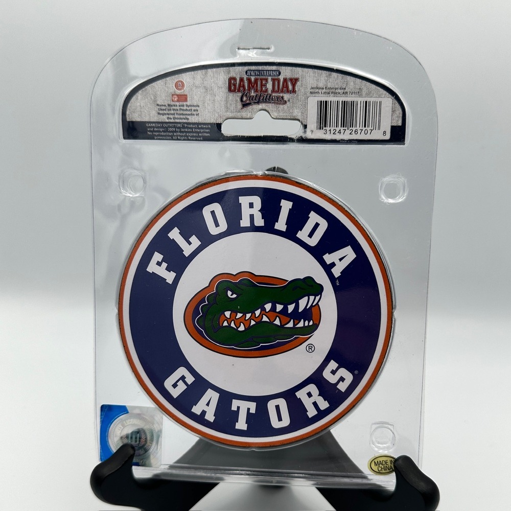 Florida Gators Coaster Set 4 Pack Game Day Outfitters NCAA Jenkins Enterprises